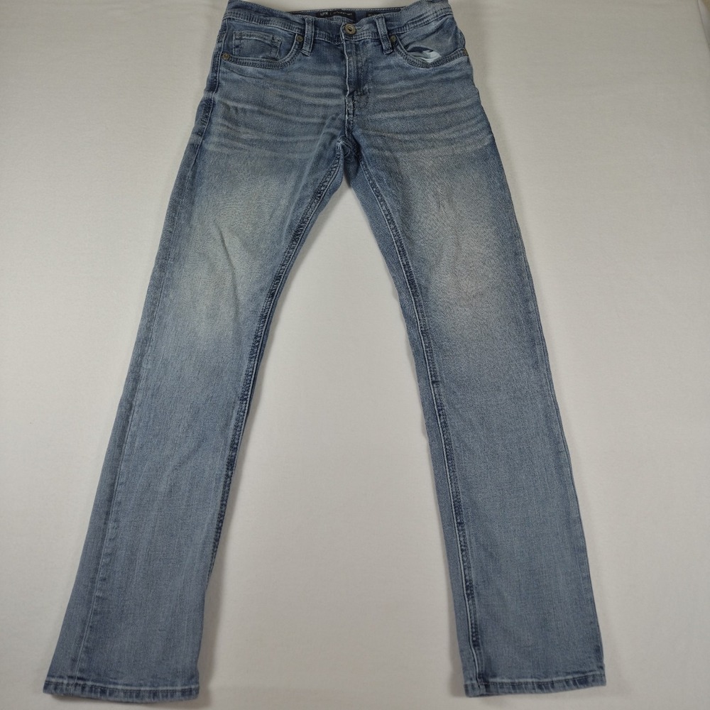BKE Jake Blue Jeans Men's 30x32 Straight Leg Light Wash Denim Comfort Fit
